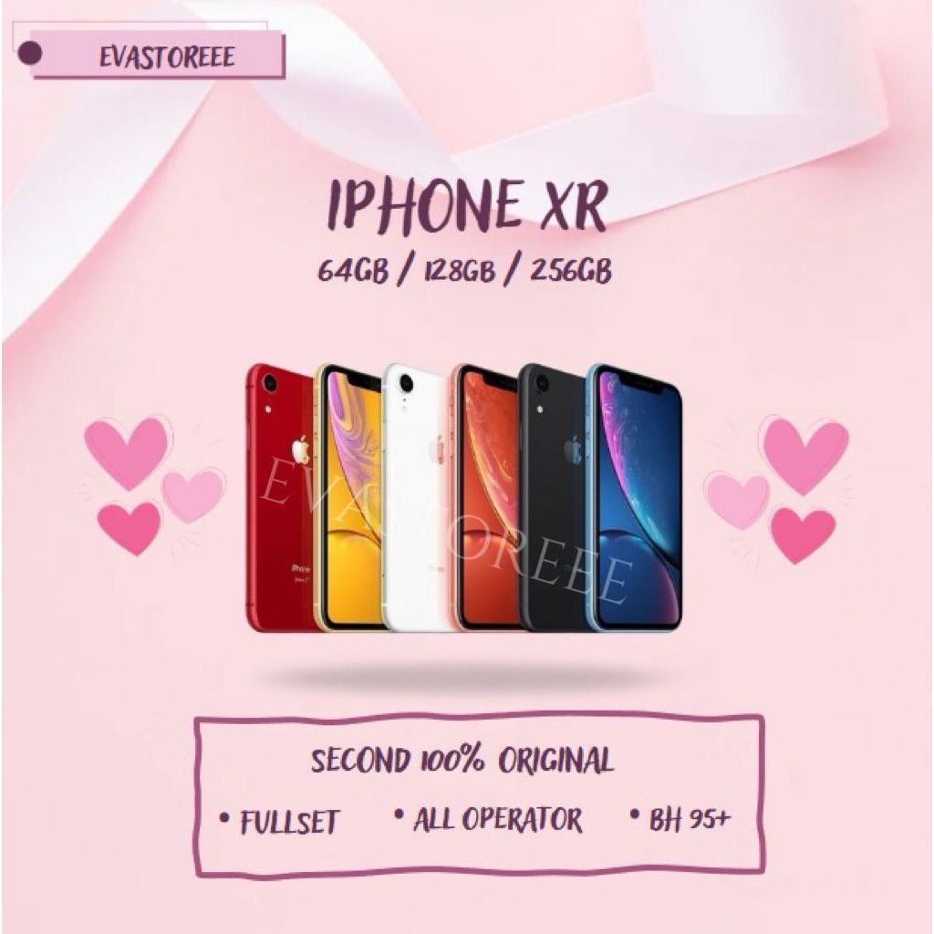 XR 64GB 128GB 256GB Fullset Second 100% Original