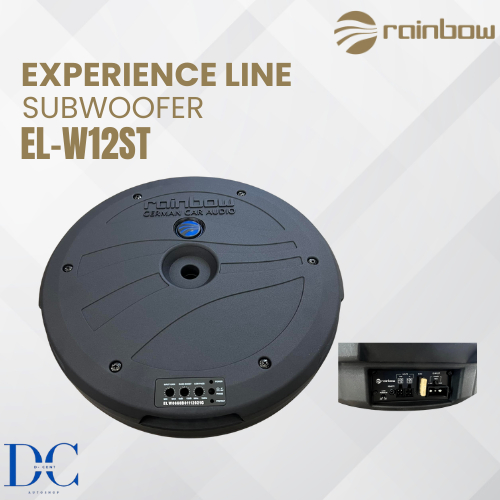 Subwoofer Audio Mobil - Subwoofer Rainbow EL-W12ST - 12 Inch Active Subwoofer - 150 Watts Amplifier 