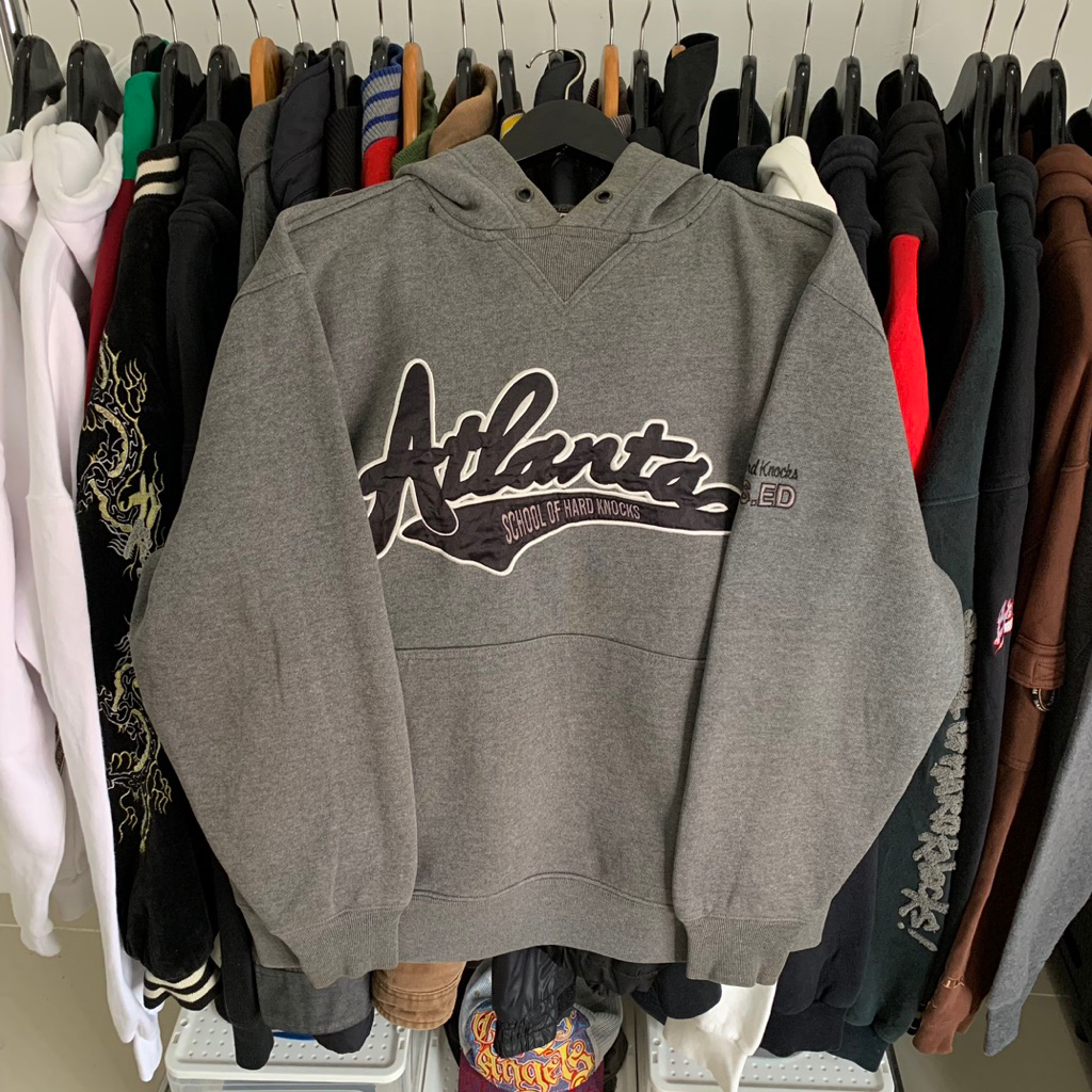 Y2k hiphop hoodie school of hard knock / SOHK atlanta
