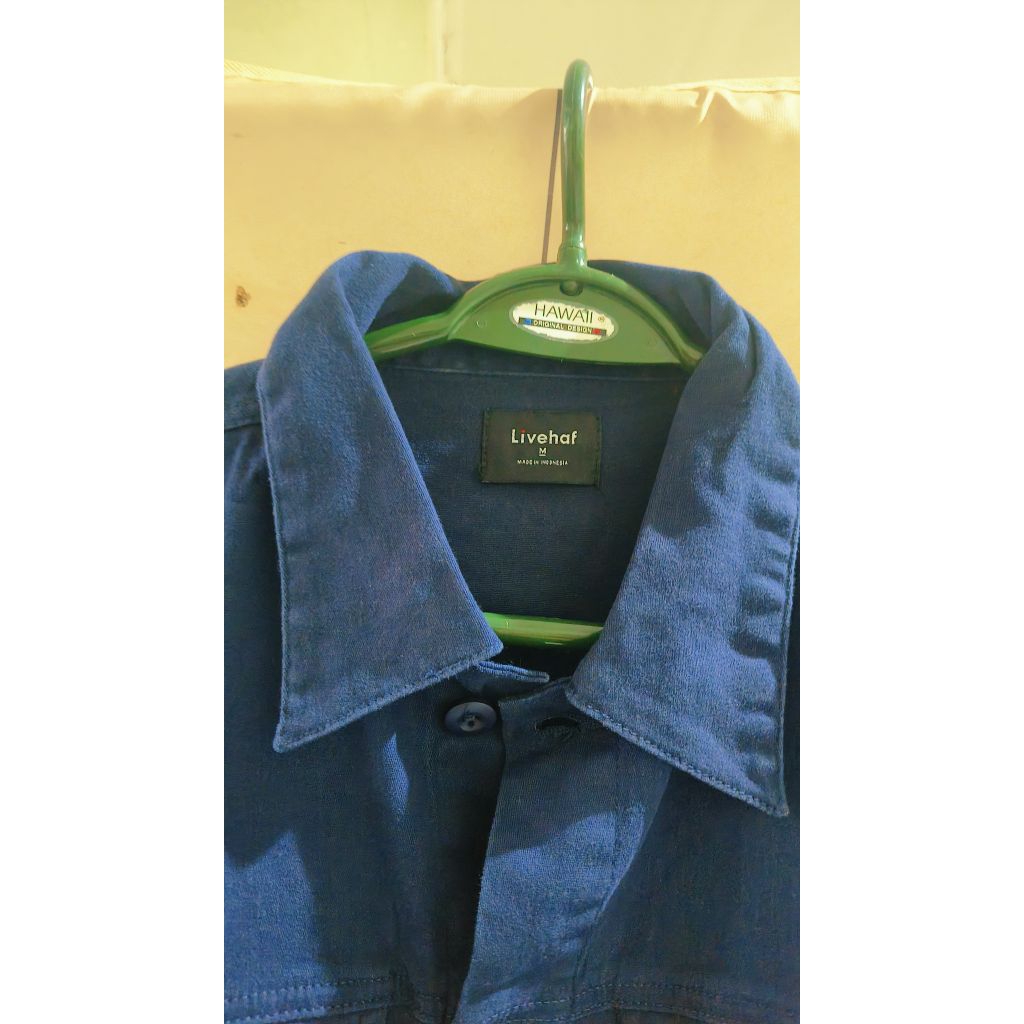 Livehaf - Trucker Canvas Jacket Navy PRELOVED (M)