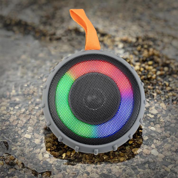 Speaker Bluetooth Fleco F-101 WH Extra Bass - Multifungsi Bluetooth FM USB Lampu LED RGB