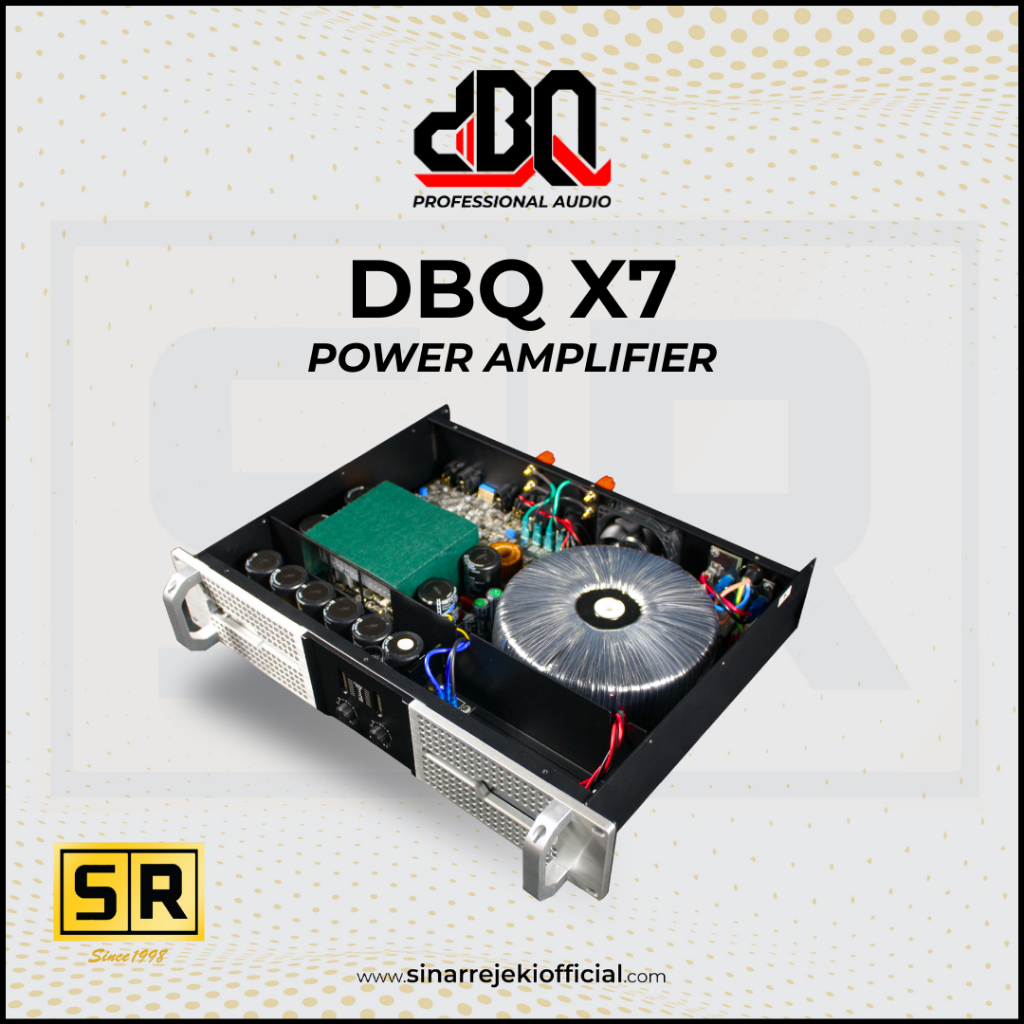 Power Amplifier dBQ X7 Class D