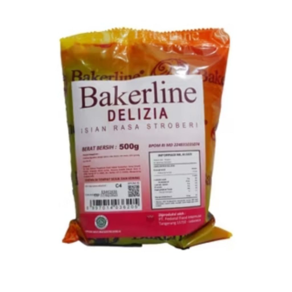 

Selai Bakerline Delizia / Selai Rasa Strawberry & Blueberry 500gr