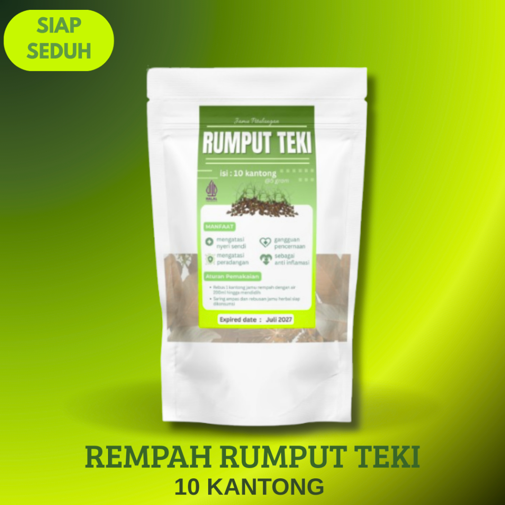 

rempah herbal akar rumput teki 10kantong