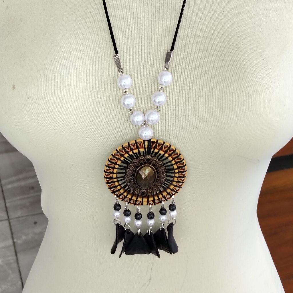 kalung fashion/aksesoris wanita/kalung hijab etnik