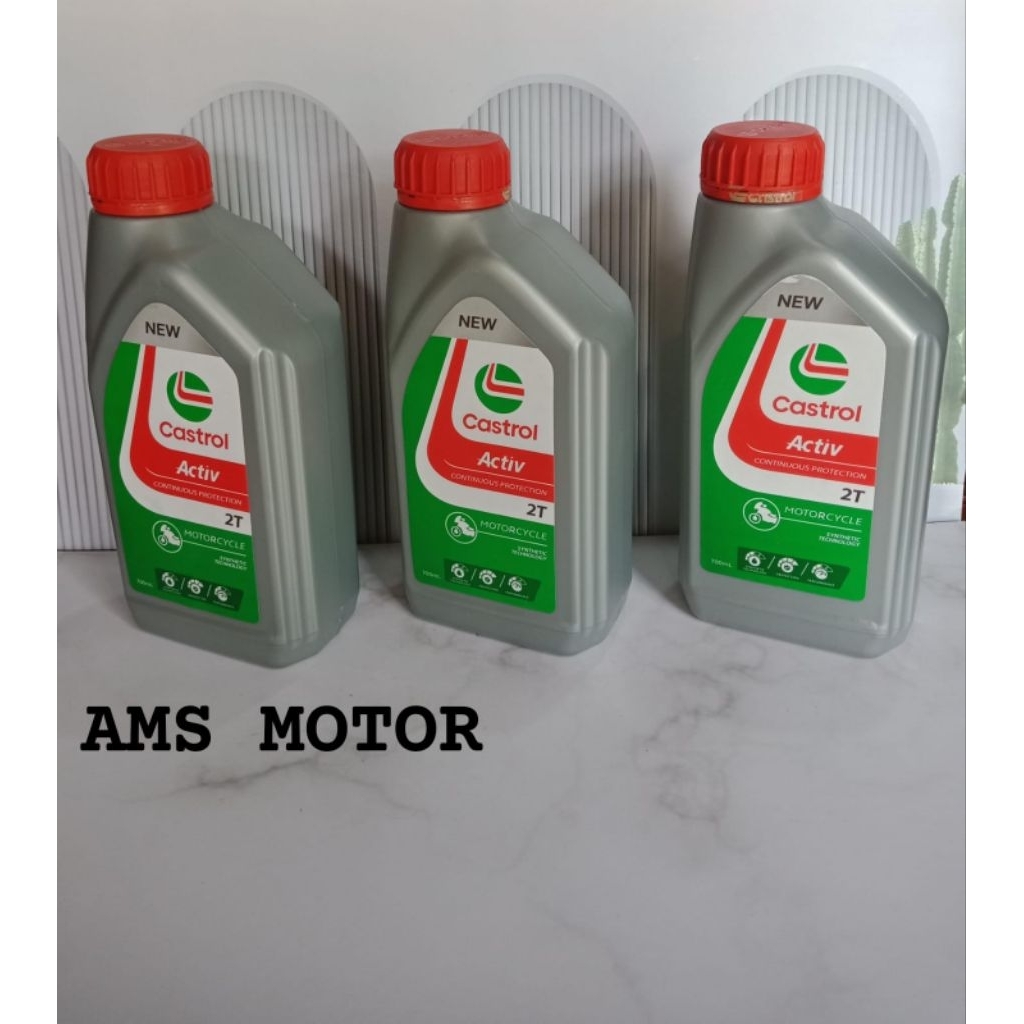 oli samping 2T Castrol Active low smoke 0.7 L/Pelumas mesin 2Tak