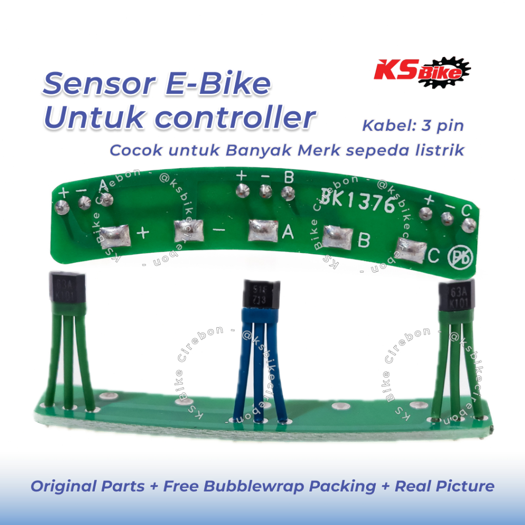 Sensor E-Bike Hub AM-213 PCB Papan Sirkuit Aula Motor Listrik Hijau Sparepart Sepeda Listrik Electri