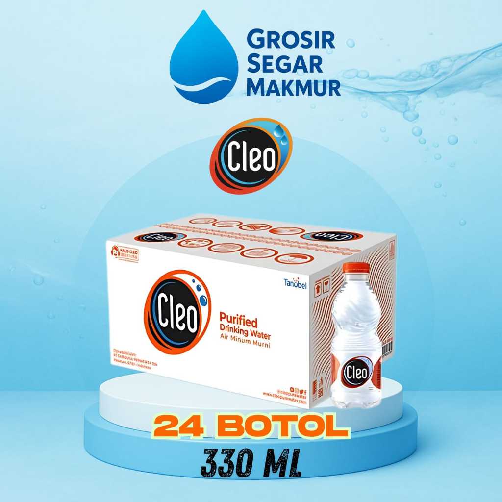 

CLEO Mini 330 ml botol ( 1 dus 24 botol )