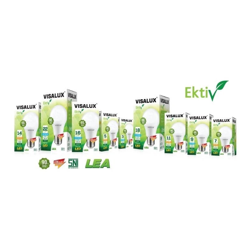 VISALUX  Lampu led ektiv daylight