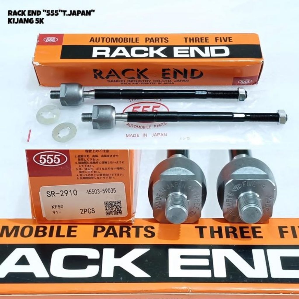 RACK END LONG TIE ROD KIJANG 5K KIJANG SUPER 5K MEREK 555 JAPAN ORIGINAL