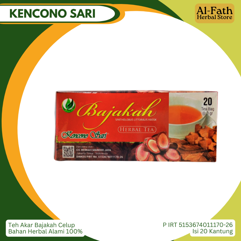 

Teh Celup Akar Kayu Bajakah Asli Herbal Kangker Tumor Kencono Sari