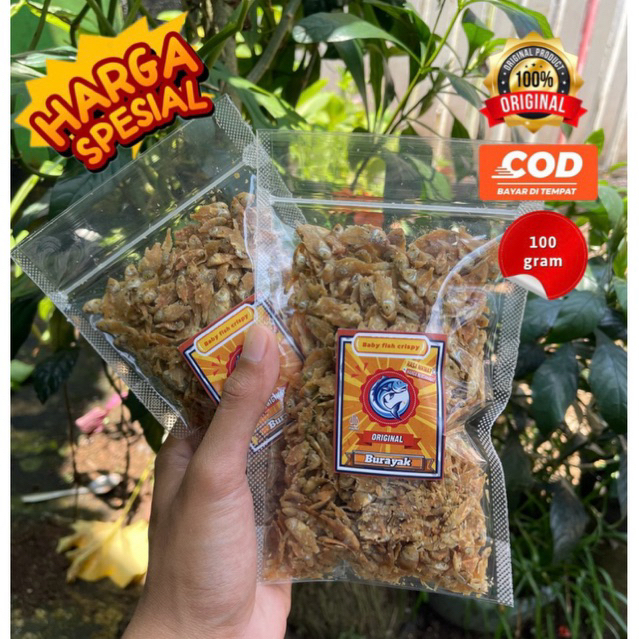

Baby Fish Crispy ikan pepetek gurih tanpa pengawet 100gr