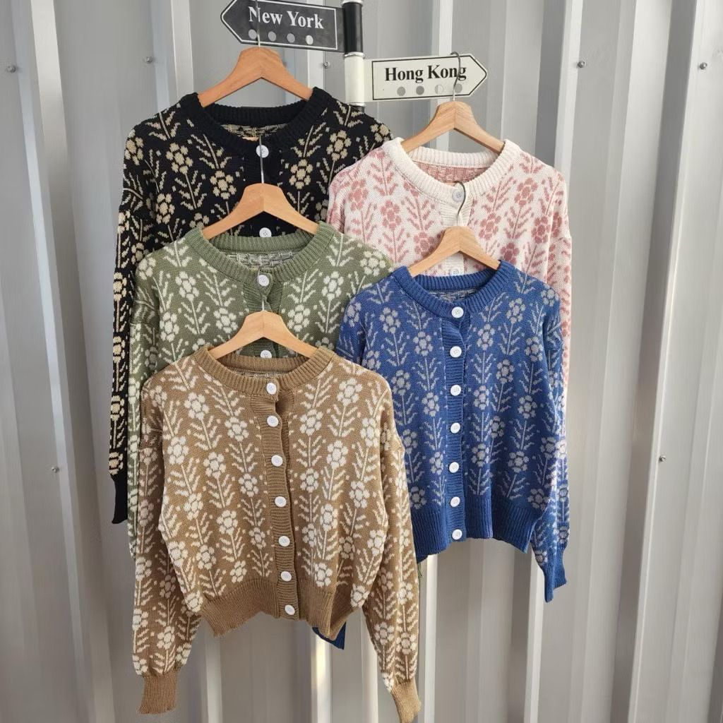 Cardy Leaf Flower // Cardy rajut