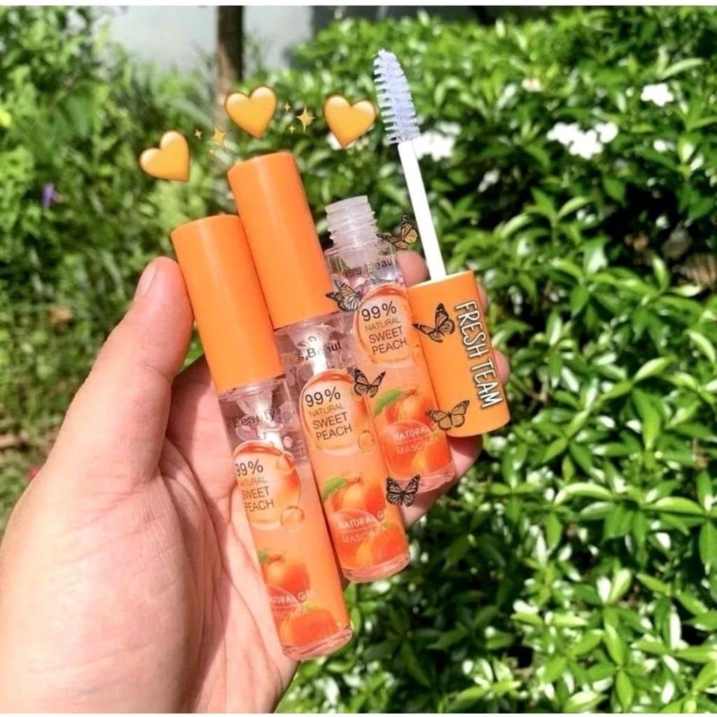 Mascara Gel Bening Kiss Beauty Peach - Melentikkan Bulu Mata - Mascara Bening