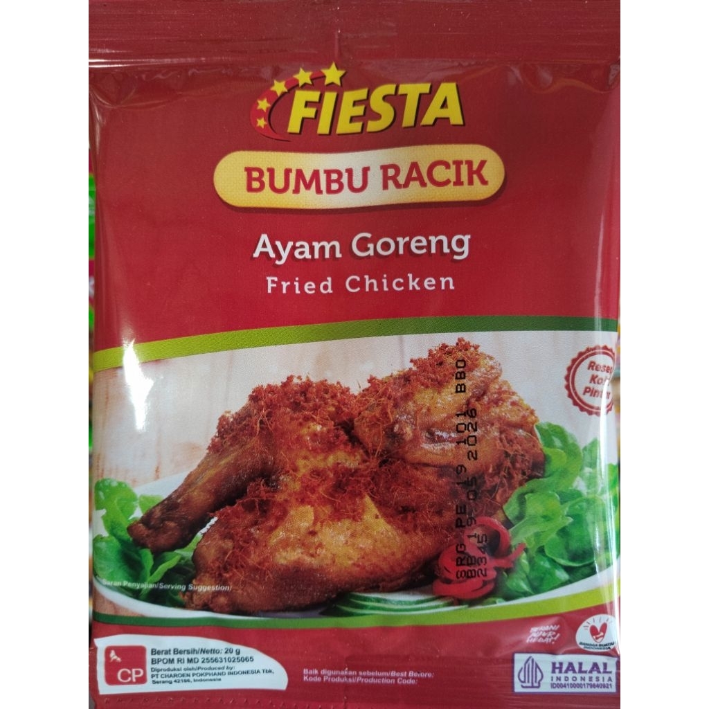 

fiesta bumbu racik 1 renceng 10's