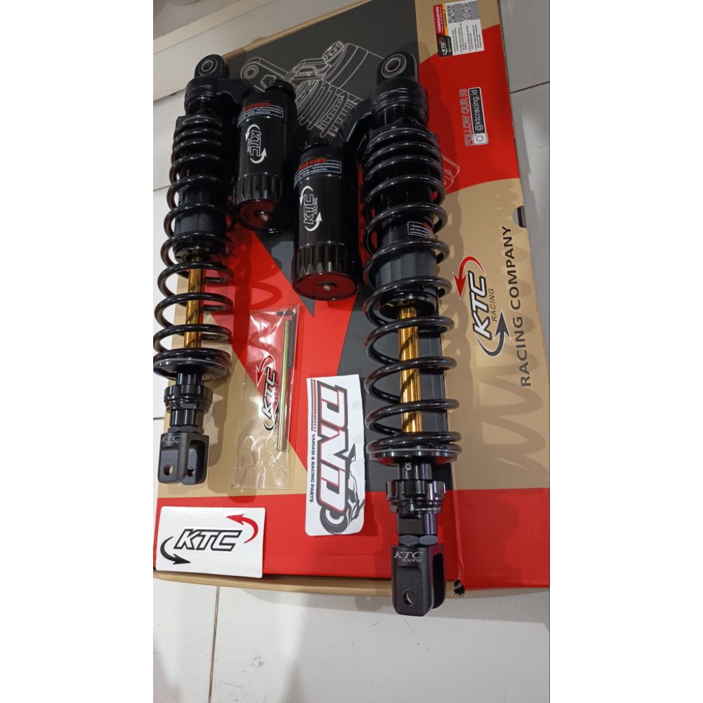 KTC Shock ktc tabung atas extreme adv 395mm/Sok belakang adv ktc tabung atas extreme/Shok ktc extrem