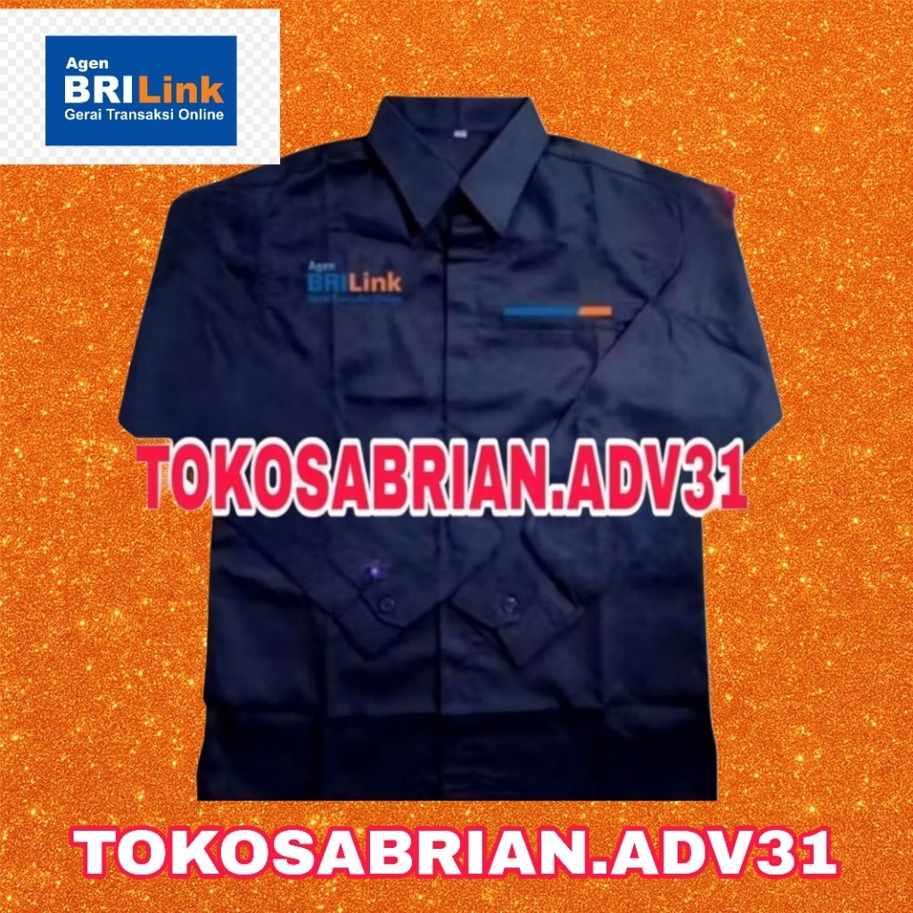 Kemeja BRILink Baju BRILING Seragam BRILink