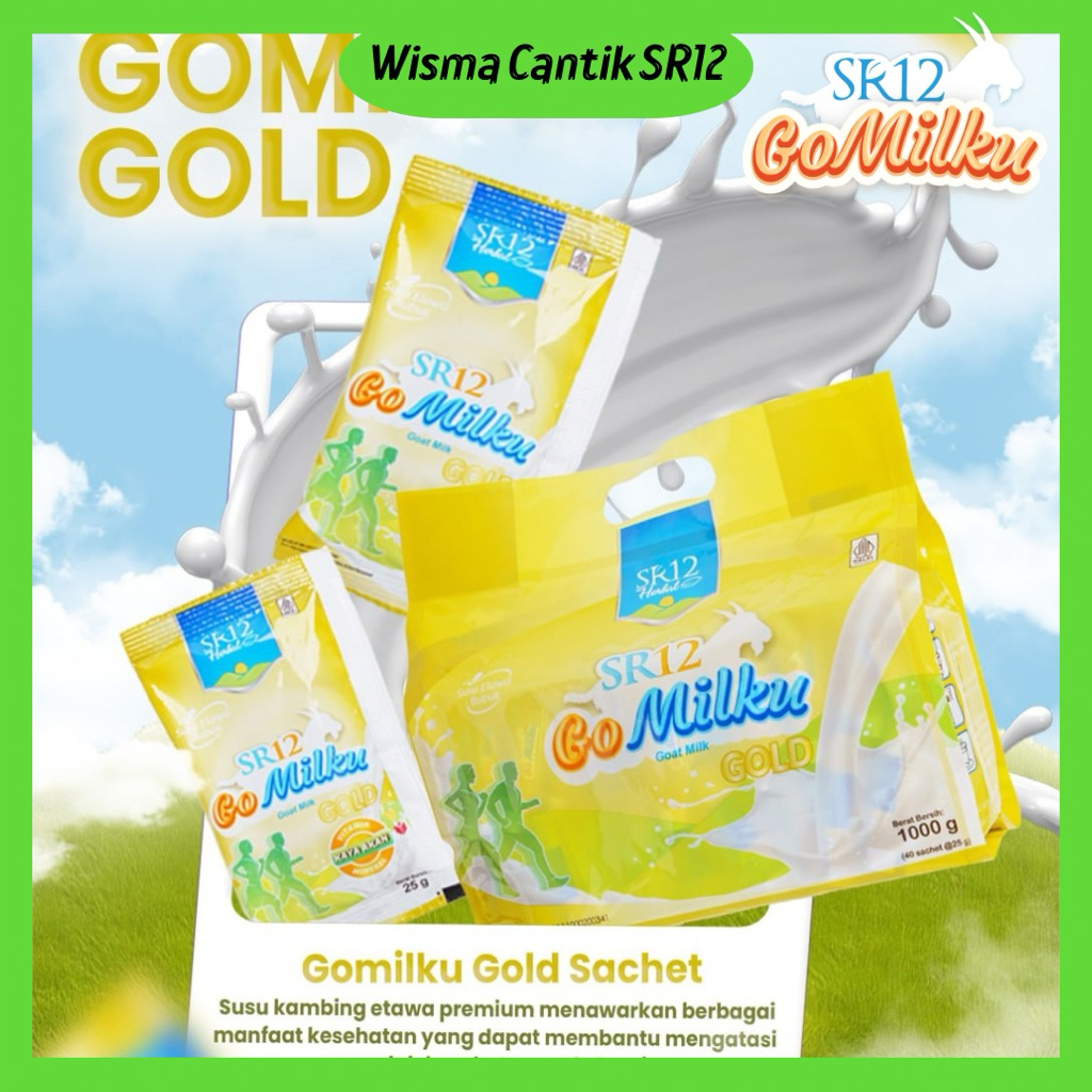 

Gomilku GOLD SR12 Susu Etawa Premium Atasi Nyeri sendi tulang kolesterol darahtinggi asam urat diabetes
