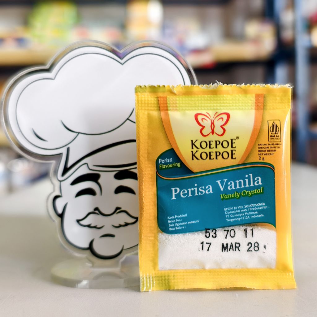 Koepoe Vanilla Bubuk Sachet 2Gr (5 Sachet) / Koepoe Vanili Sachet 2Gr / Vanila Sachet Koepoe 2Gr