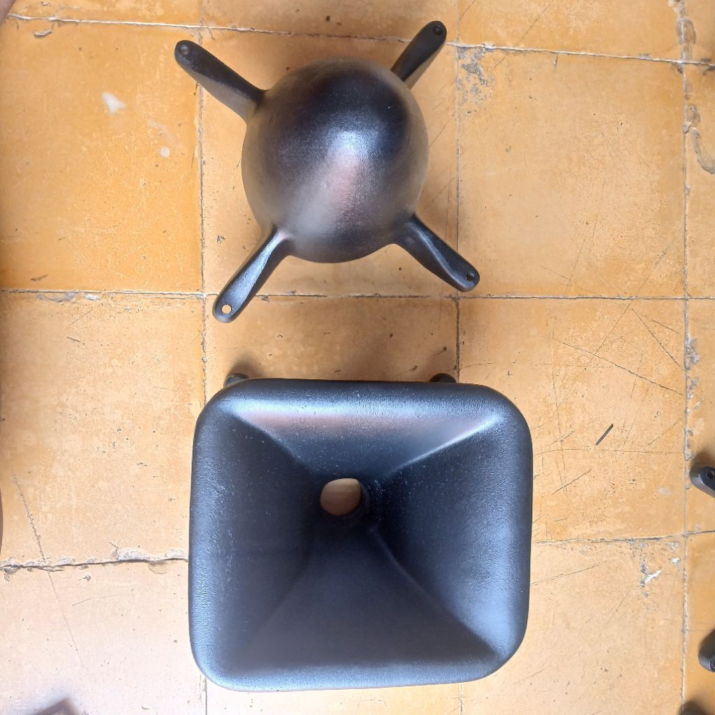 HORN DAN RUDAL T24 10IN 12IN BAHAN ALUMINIUM SUDAH DRAT BAUT