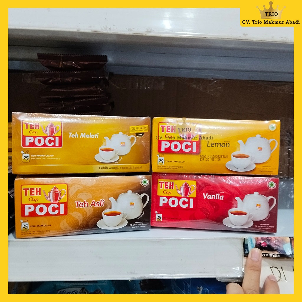 

Teh cap poci celup Isi 25s