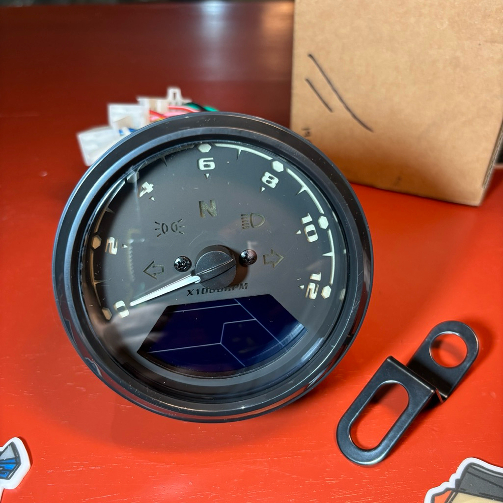 Speedometer Digital PX NPX LML Bulat Dengan Sensor