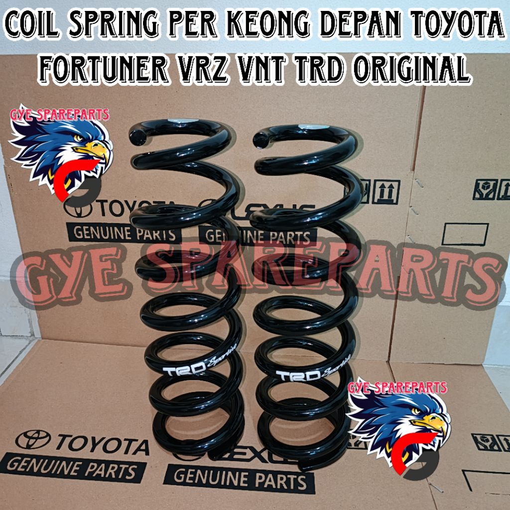 Coil Spring / Per Keong Depan Toyota Fortuner TRD Asli Original