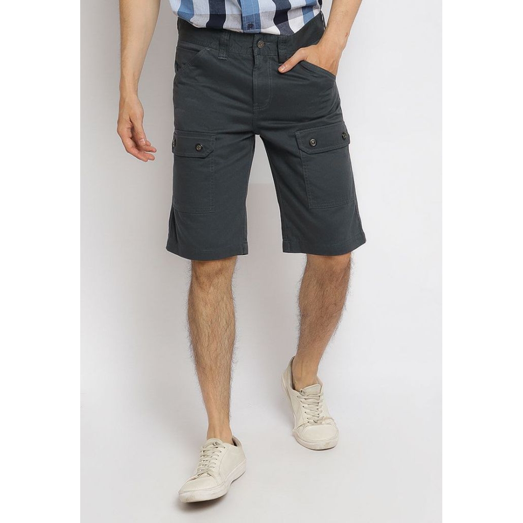 Celana Pendek Cargo Pria LOIS Original CRGD404N