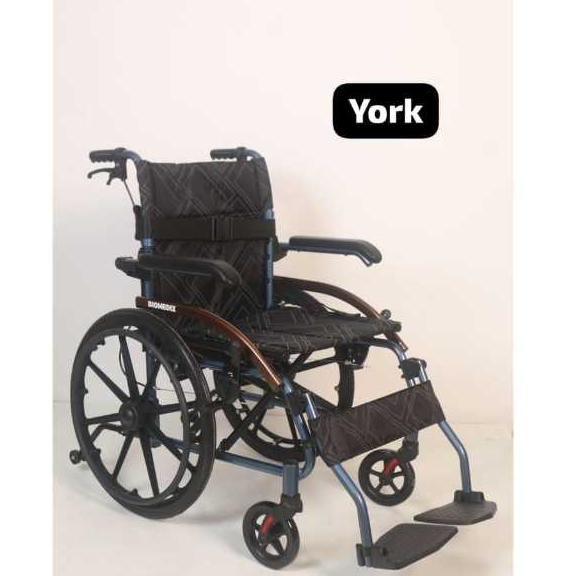 Kursi Roda Travelling Biomedix Type YORK - Kursi Roda Alumunium Ringan Biomedix