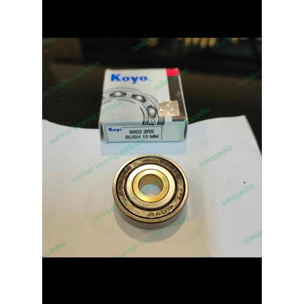 Ball bearing 6002 2rs - 10mm as 10mm merek koyo japan asli