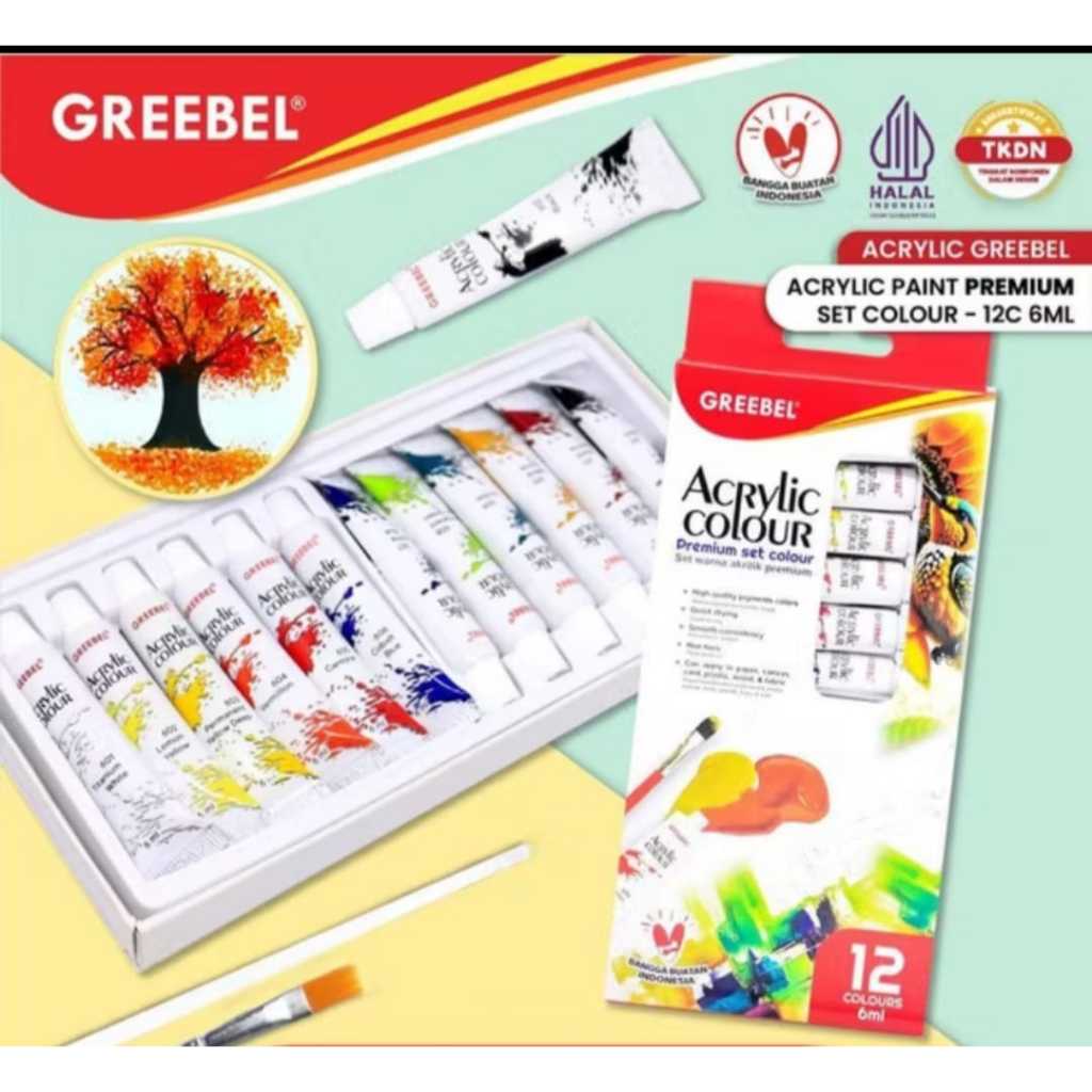 

Cat Acrylic Greebel // Acrylik Set Greebel 12 Warna