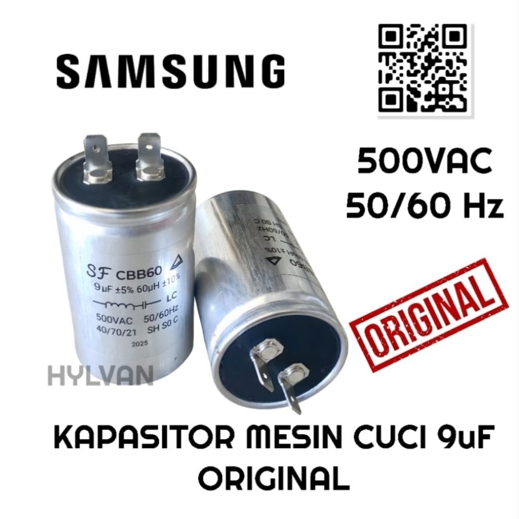 KAPASITOR MESIN CUCI 1 TABUNG SAMSUNG TOP LOADING