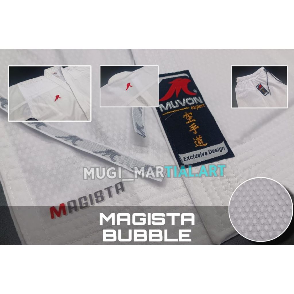 BAJU KARATE KUMITE MUVON MAGISTA BUBBLE ORIGINAL