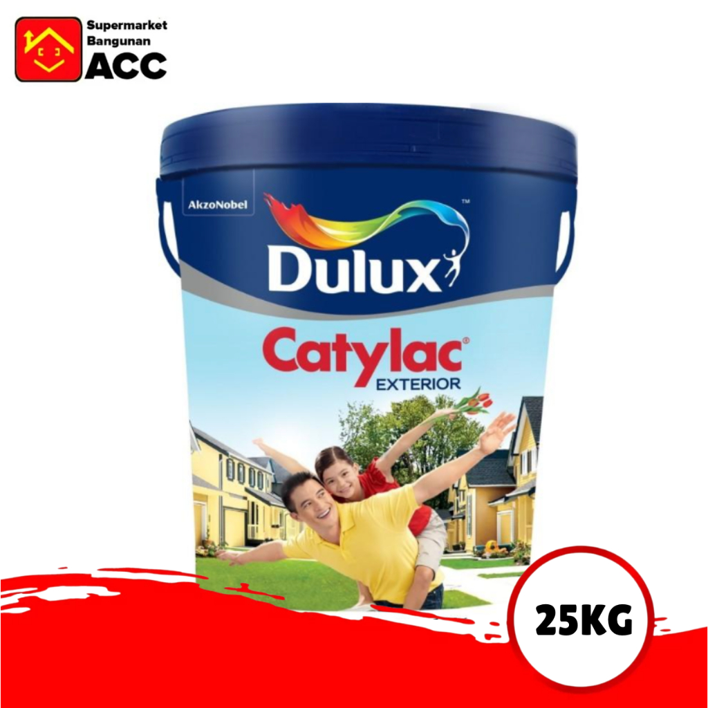 Cat Dinding - Cat Tembok - Dulux - Cat Dulux Catylac Exterior Cat Tembok Luar 44855 Putih 25Kg