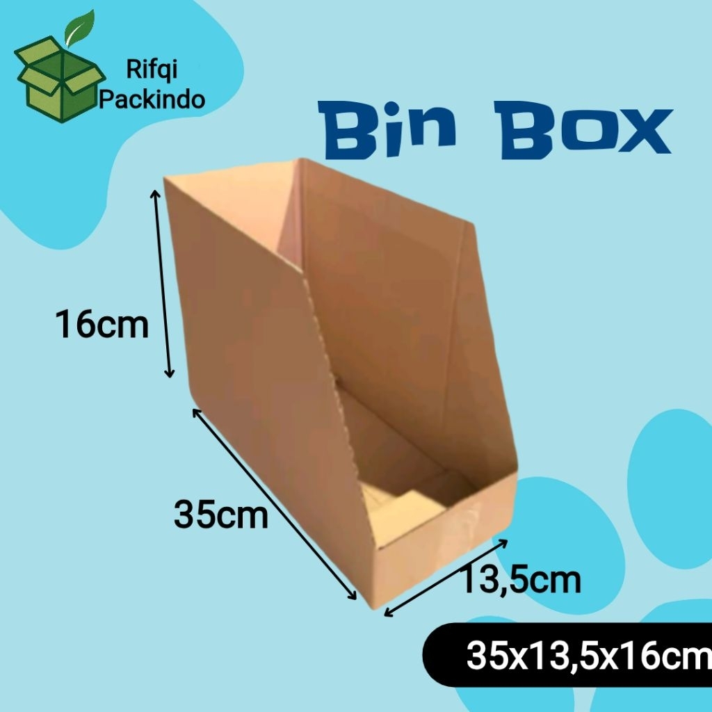 Kardus Arsip Polos 35x13,5x16cm / Bin Box / Dus Arsip / Kotak Arsip / Box Arsip / Karton