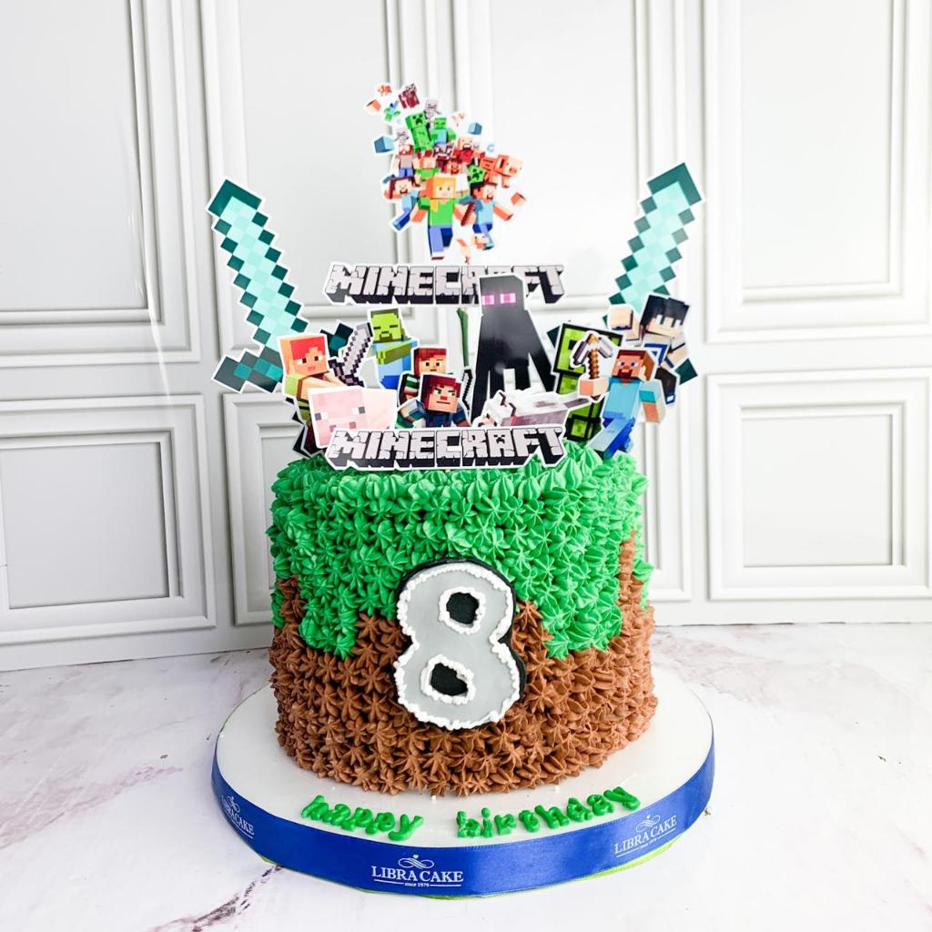 

Kue Ulang Tahun/Birthday Cake/Kue Ultah Tema Minecraft/Minecraft Cake/Kue Birthday Cake