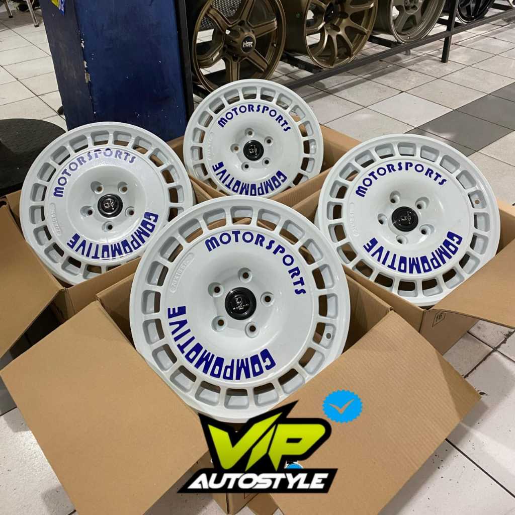 Velg Racing Rally Look RL Compomotive Ring 15 Untuk Grandmax Luxio Serena Innova Xpander Termurah