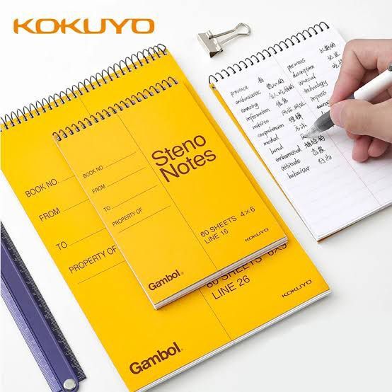 

KOKUYO Gambol Steno Notes Spiral Bound Notebook