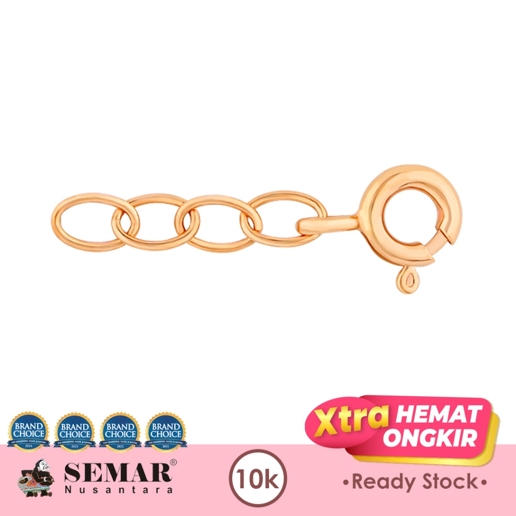 Rantai Extention Kalung Gelang Gold 10K Semar Nusantara