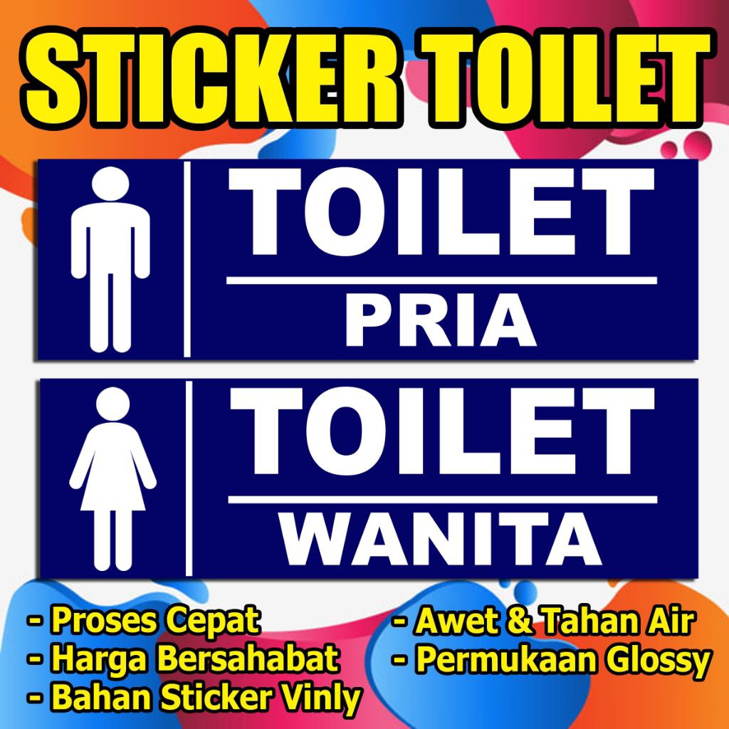 

STIKER TOILET PRIA WANITA