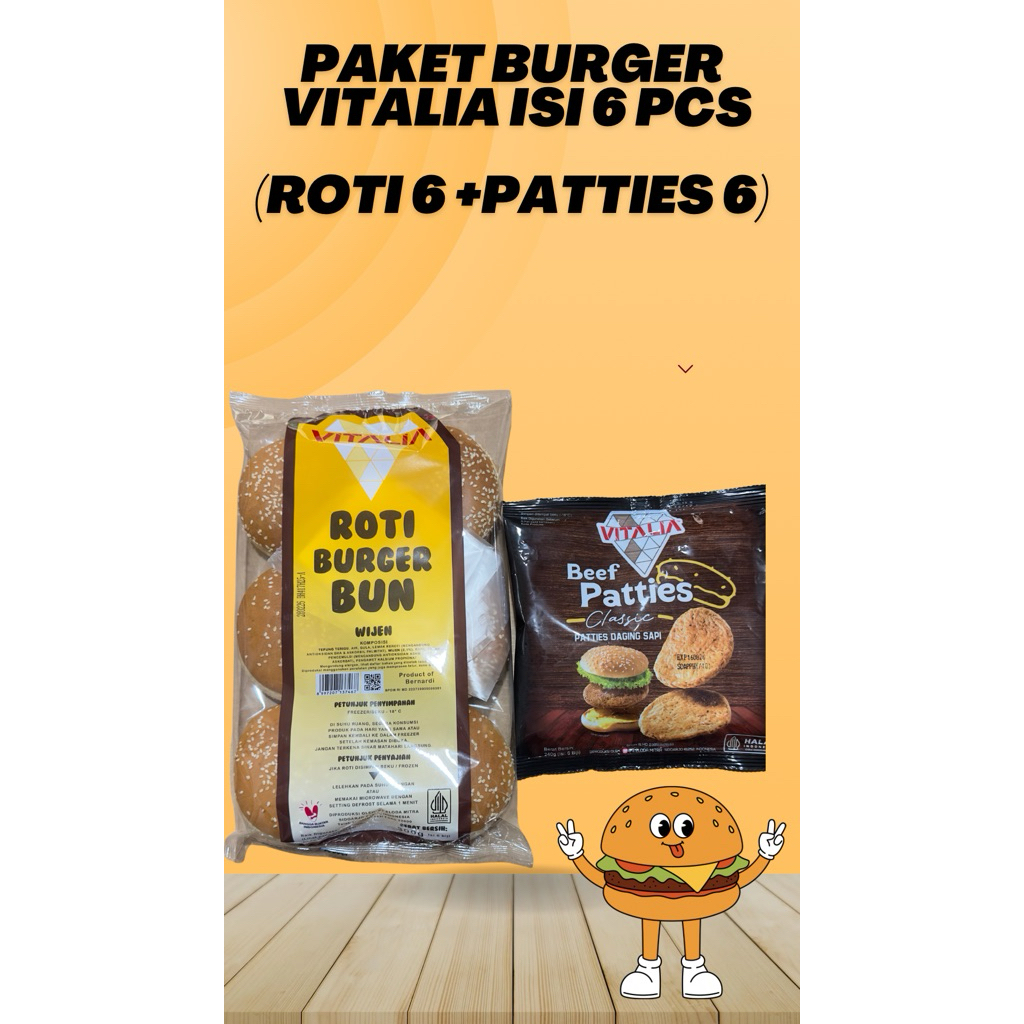 

Vitalia paket burger isi 6 by Bernardi