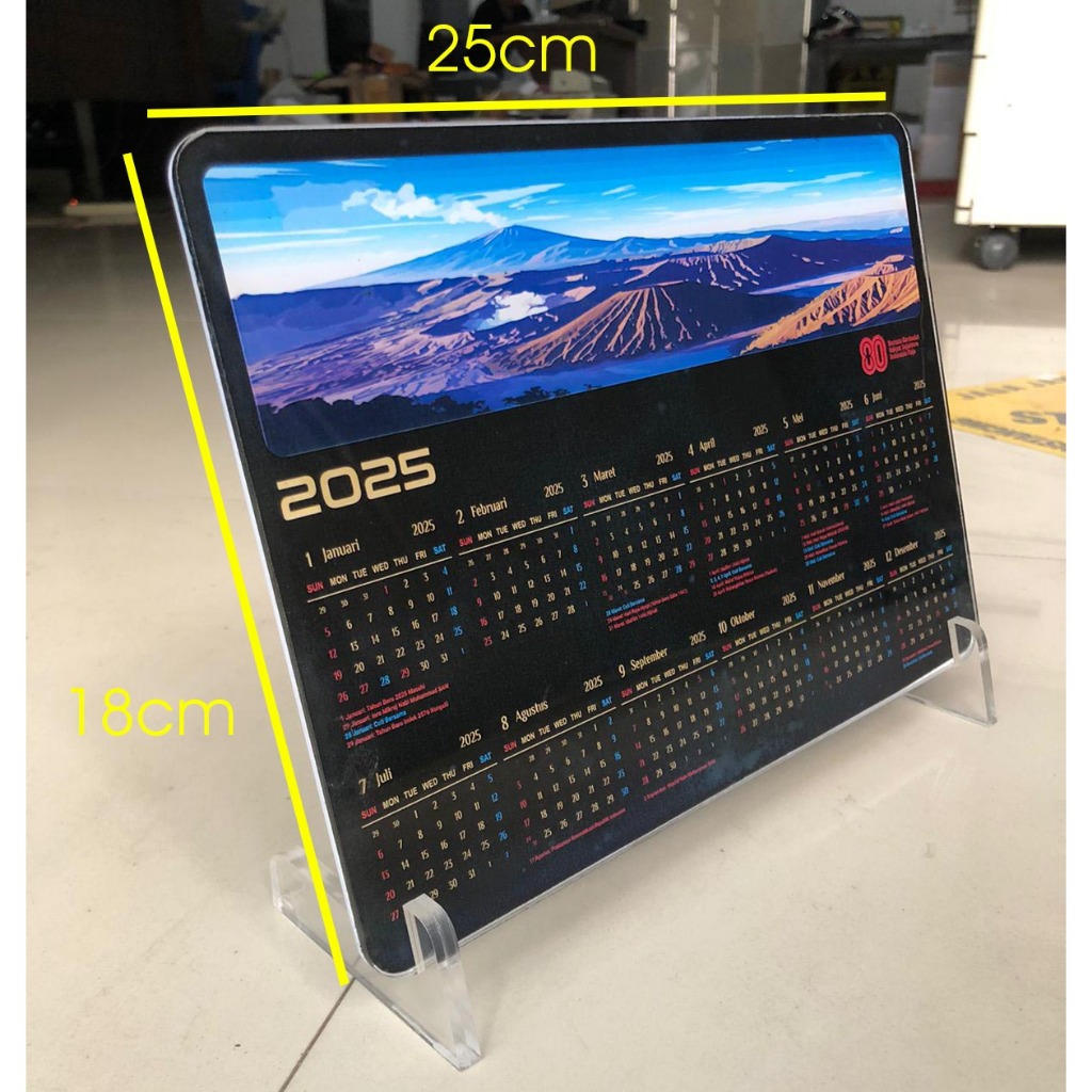 

KALENDER MEJA AKRILIK BISA CUSTOM LOGO (GROSIR DAN ECERAN)
