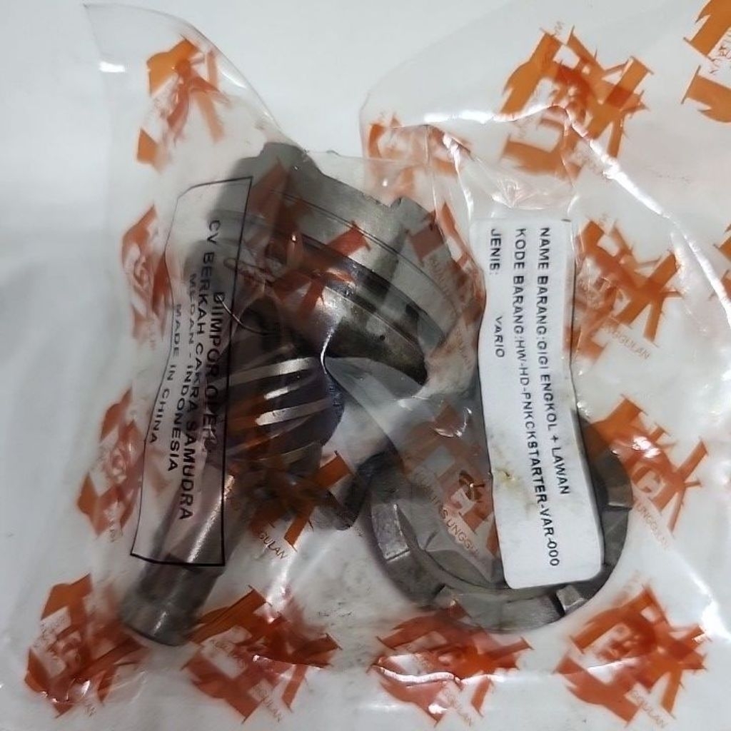 Gigi Engkol+Lawan / Gir Stater Komplit / Gear Pinion (3pcs/set) VARIO
