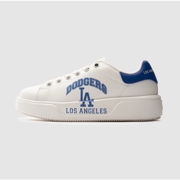 MLB CHUNKY CLASSIC VARSITY LA DODGERS WHITE BLUE HAGUSNEAKER 100%