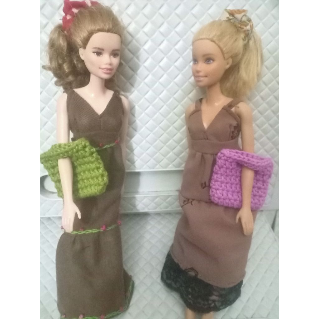 PROMO BAJU BONEKA BARBIE MAINAN 30 CM DRESS TAS ROK CELANA BONEKA BARBIE MAINAN 30 CM