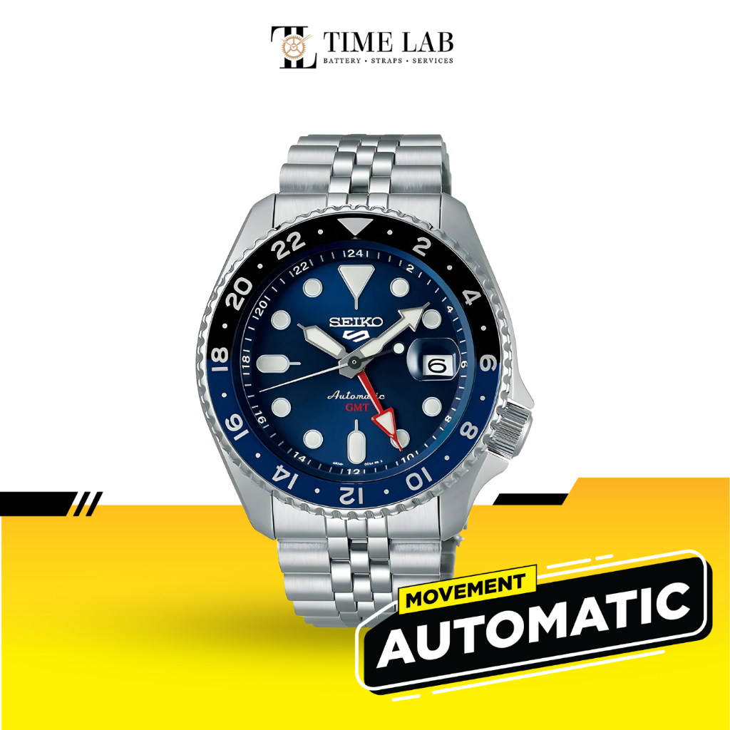 JAM TANGAN PRIA SEIKO 5 SSK003 / SSK003K1 AUTOMATIC STEAINLESS STEEL ORIGINAL TIMELAB