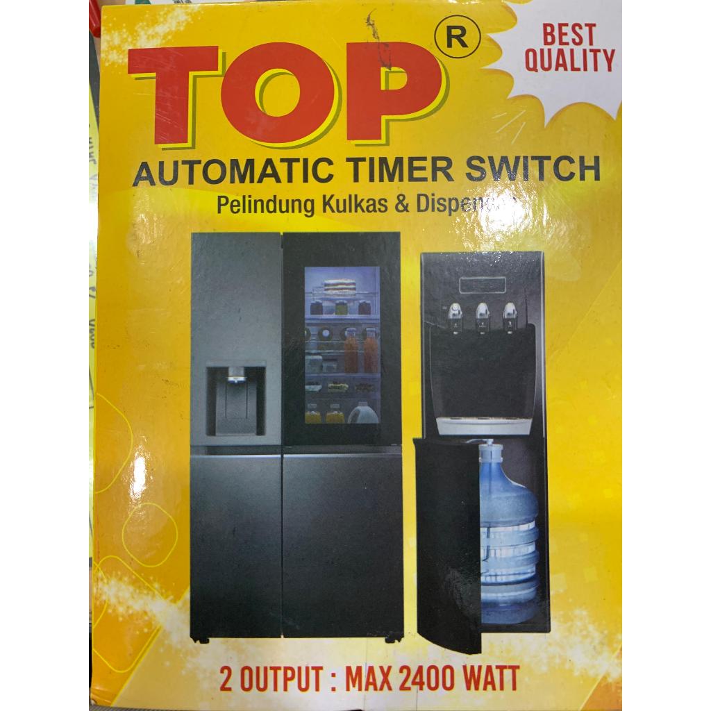 ROTARY TIMER SWITCH/STABILIZER TOP 2x1200 WATT KULKAS DISPENSER