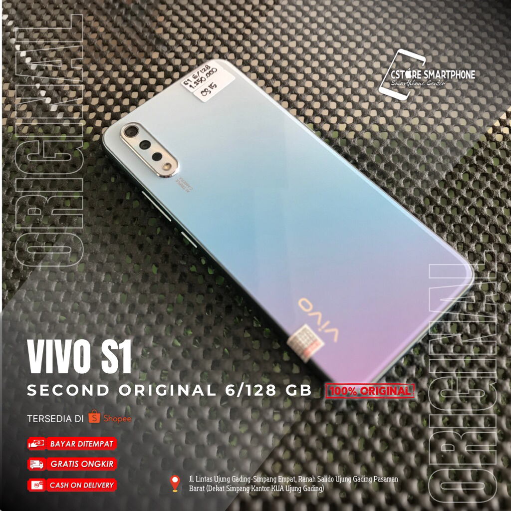 Vivo S1 6/128 GB Second Original Resmi Murah
