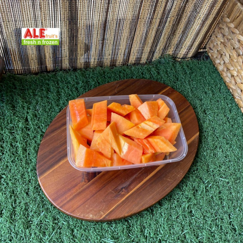 

Pepaya California kupas 500gr, pepaya california kupas, pepaya kupas