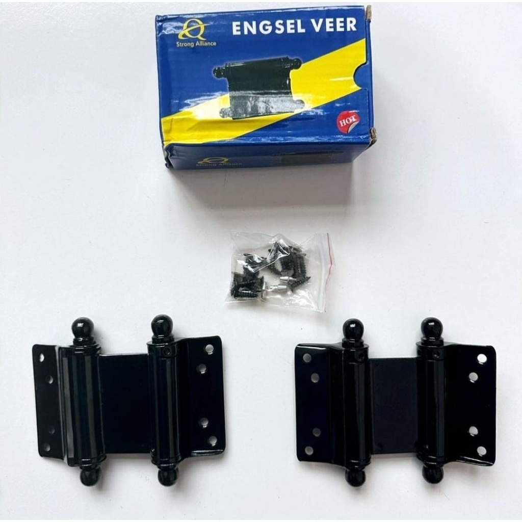 Engsel Koboi 3" 4" inch / Engsel Pintu Duah Arah Bolak Balik / Engsel Per Pintu Koboi QQ